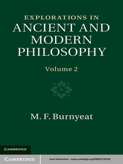 Explorations in Ancient and Modern Philosophy: Volume 2