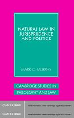 Natural Law in Jurisprudence and Politics