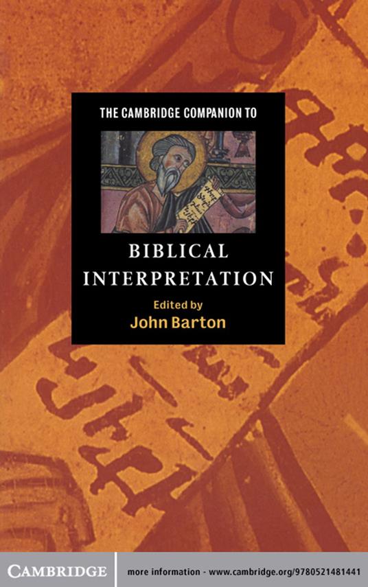 The Cambridge Companion to Biblical Interpretation