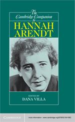 The Cambridge Companion to Hannah Arendt