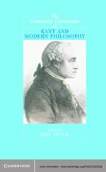 The Cambridge Companion to Kant and Modern Philosophy