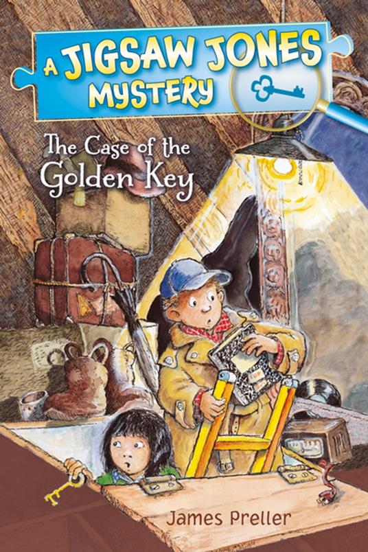 Jigsaw Jones: The Case of the Golden Key - Preller James - ebook