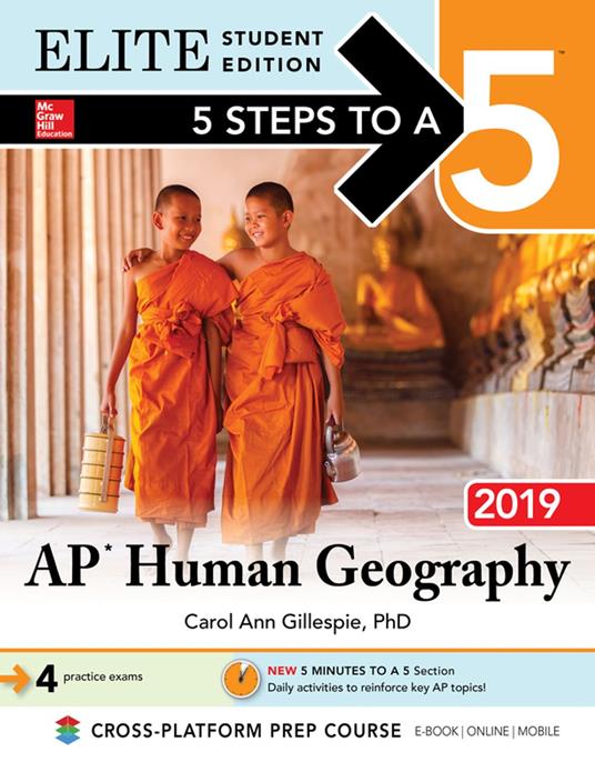 5 Steps to a 5: AP Human Geography 2019 Elite Student Edition