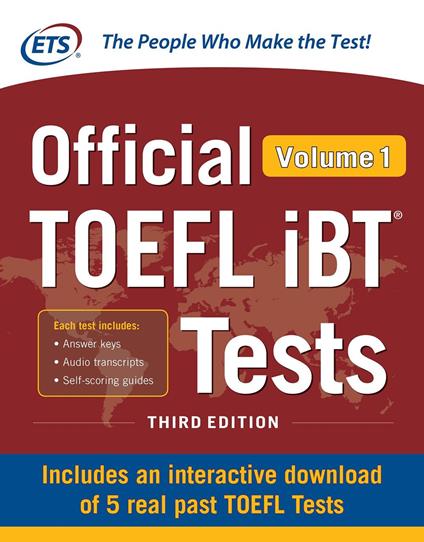 Official TOEFL iBT Tests Volume 1, Third Edition