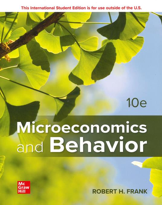 ISE Microeconomics and Behavior - Robert Frank - cover