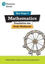 Pearson REVISE Key Stage 3 Maths Foundation Study Workbook for preparing for GCSEs in 2023 and 2024