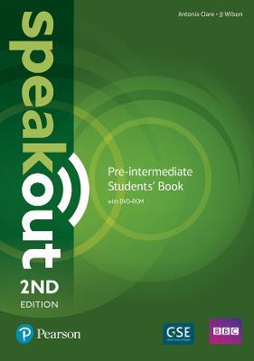 Speakout Pre-Intermediate 2nd Edition Students' Book and DVD-ROM Pack - Antonia Clare,J Wilson,J. Wilson - cover