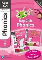 Bug Club Phonics Learn at Home Pack 2, Phonics Sets 4-6 for ages 4-5 (Six stories + Parent Guide + Activity Book)