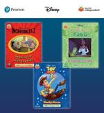 Pearson Bug Club Disney Year 1 Pack C, including decodable phonics readers for phase 5; The Incredibles: Keeping Up with the Kids, The Princess and the Frog: A Frog for a Friend, Toy Story: Woody's Rescue