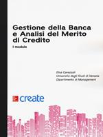 Gestione della banca e analisi del merito di credito. I modulo