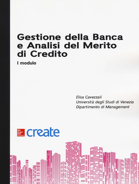 Gestione della banca e analisi del merito di credito. I modulo - copertina