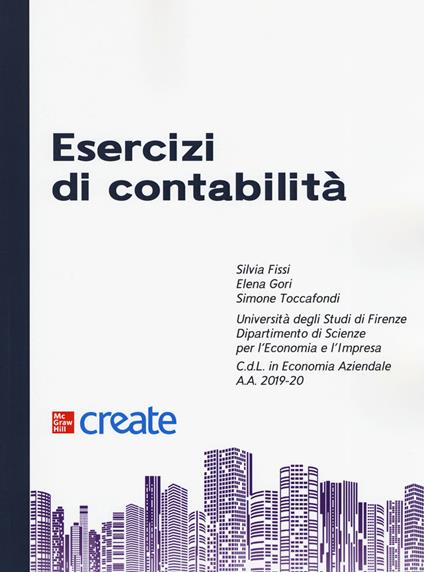 Esercizi di contabilità - copertina