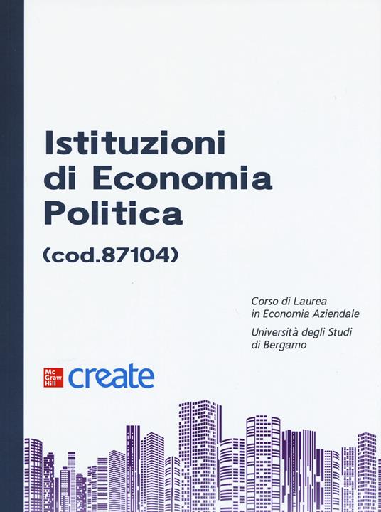 Istituzioni di economia politica - copertina