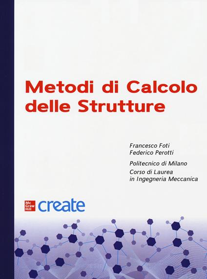 Metodi di calcolo delle strutture - copertina