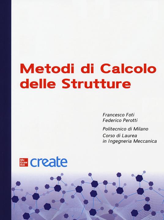 Metodi di calcolo delle strutture - copertina