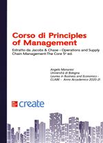 Corso di principles of management