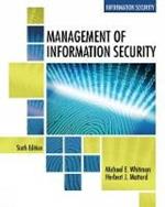 Management of Information Security