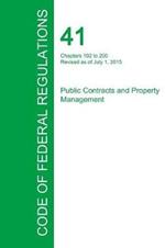 Code of Federal Regulations Title 41, Volume 3, July 1, 2015