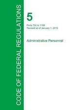 Code of Federal Regulations Title 5, Volume 2, January 1, 2015