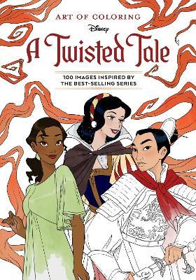 Art Of Coloring: A Twisted Tale - Disney Books - cover