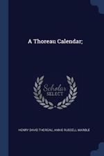 A Thoreau Calendar;