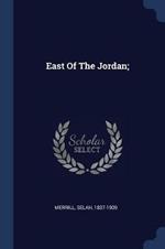 East of the Jordan;