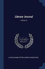 Library Journal; Volume 13