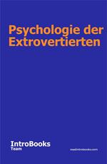 Psychologie der Extrovertierten