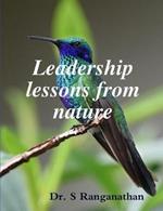 Leadership lessons from nature