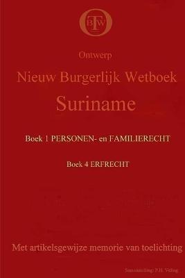 BW Suriname ontwerp boek 1 en 4 (paperback) - Samenstelling Veling - cover