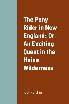 The Pony Rider in New England: Or, An Exciting Quest in the Maine Wilderness - F G Patchin - cover