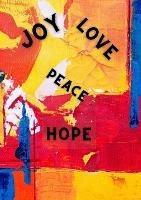 Joy love peace hope notebook: notebook