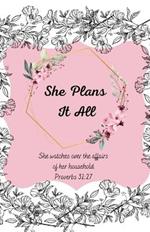 She Plans It All Planner (undated for anytime start date)