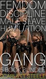 Femdom Discipline Male Slave Humiliation Gang - 5 book bundle