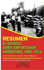 Resumen de El Modelo Agro-Exportador Argentino, 1880-1914 de Mario Rapoport