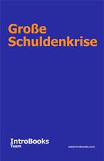 Große Schuldenkrise