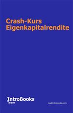 Crash-Kurs Eigenkapitalrendite