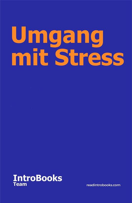 Umgang mit Stress