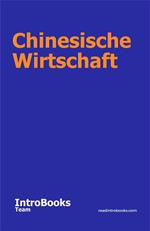 Chinesische Wirtschaft