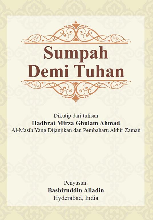 Sumpah Demi Tuhan - Bashiruddin Alladin - ebook