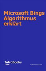 Microsoft Bings Algorithmus erklärt