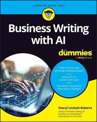 Business Writing with AI For Dummies - Sheryl Lindsell-Roberts - cover