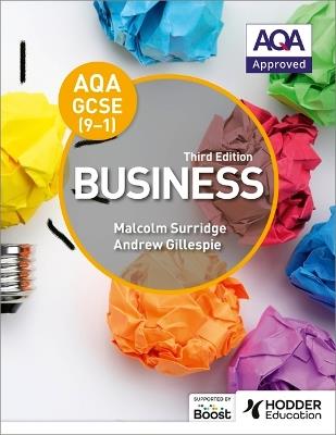 AQA GCSE (9-1) Business, Third Edition - Malcolm Surridge,Andrew Gillespie - cover