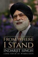 From Where I Stand - Indarjit Singh - cover