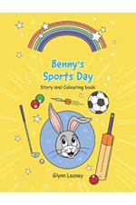 Benny's Sports Day: Story and Colouring book