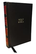 KJV Holy Bible: Compact Bible with 43,000 Center-Column Cross References, Black Hardcover (Red Letter, Comfort Print, King James Version)