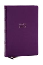 KJV Holy Bible: Compact Bible with 43,000 Center-Column Cross References, Purple Leathersoft (Red Letter, Comfort Print, King James Version)