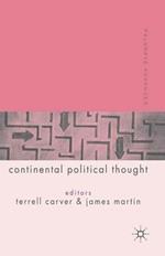 Palgrave Advances in Continental Political Thought