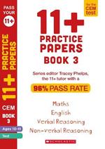 11+ Practice Papers for the CEM Test Ages 10-11 - Book 3