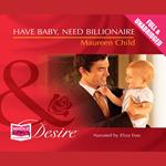 Have Baby, Need Billionaire